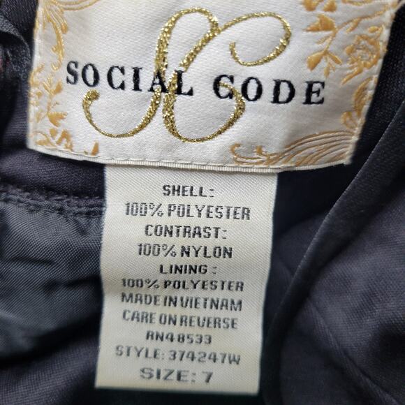 Mini Tulle Dress Balletcore Black Floral Layered Lace up Back 7 HoCo Formal - Picture 10 of 15